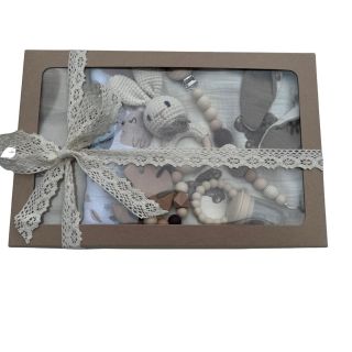 Vánoce jsou za dveřmi a tak tu mám pro novorozené miminka krásný balíček, který obsahuje 2ks mušelínových plen, mušelínový...